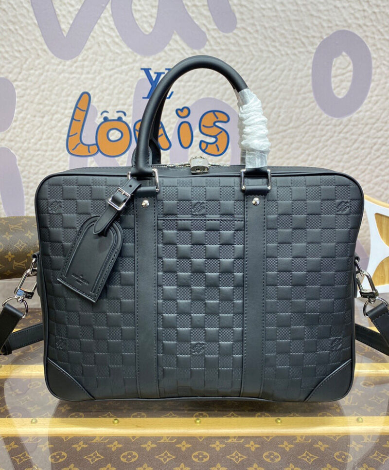 Louis Vuitton Porte-Documents Voyage NM N40444 Black